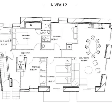 Apartamento 10 Personnes Proche Pistes Et Commerces Belle Vue